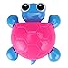Produktbild Transer® Karikatur-Schildkröte-Badezimmer-Satz, nette Zahnbürste-Zahnpasta-Halter-Sauger-Haken (Pink)