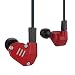 Produktbild KZ ZS6 HiFi 8-Treiber-Kopfhörer, Dual Balanced Armature Dual Dynamic Driver Hybrid Kopfhörer Without-Microphone-Red