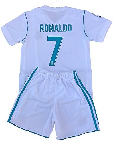 Ronaldo Jersey Youth #7 - NEW 2017-2018 Home Jersey &amp; Shorts for Kids