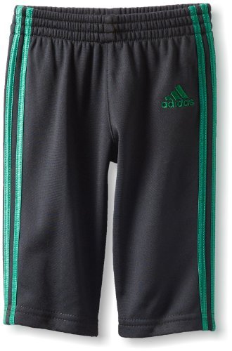 adidas Baby-Boys Infant Fasion Tricot Pant, Black, 6 Months Color: Black Size: 6 Months Infant, Baby, Child