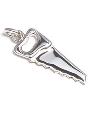 Säge Kettenanhänger aus 925 Sterling Silber