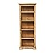 Produktbild André Chalet Etienne Regal 75 cm, Holz Akazie teilmassiv, gebürstet und Lackiert, B 78 cm x H 195 cm x T 35 cm