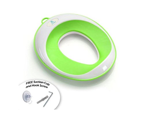 Lil' Jumbl Potty Training Seat | Topper Ring for Family Toilet (Green)