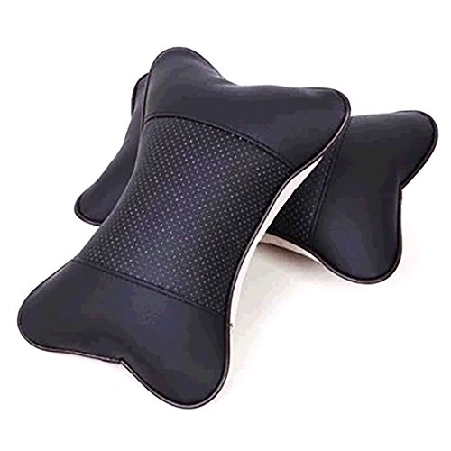 Belloo 2PCS weiche Auto Kopfkissen, Nackenkissen Kopfstütze für Kopf Hals (Ein Paar) - 4