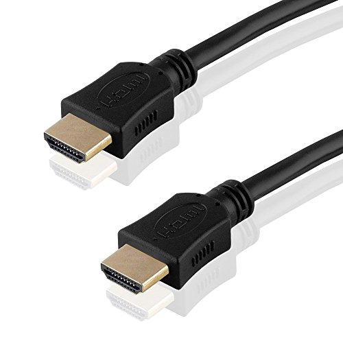 "BestPlug" 2 Meter Universal High Quality HDMI Kabel mit Ethernet / HDMI Stecker auf HDMI Stecker vergoldet / High Speed / geeignet für 3D HD FullHD UHD 4K / Schwarz