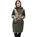 Produktbild Lange Daunenmantel Damen Briskorry Frauen Ultraleicht Daunenjacke Winterjacke Winter Warm Steppjacke Kapuzenjacke Kapuzenmantel Lang Jacke