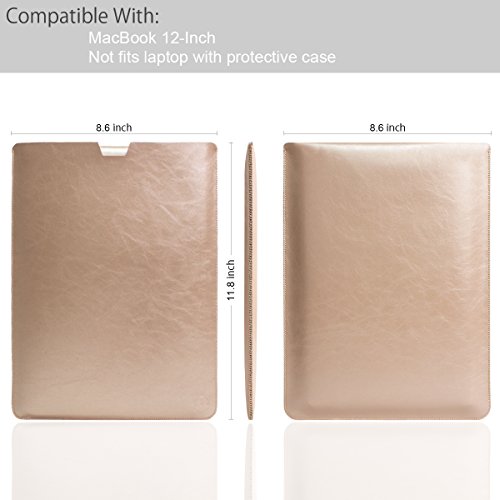 WALNEW Schlanke New MacBook Air 12 Zoll  A1534  H  lle  MacBook Schutzh  lle  H  lle  Case  Cover  New MacBook Air 12 Zoll H  lle mit Handgriff  gesch