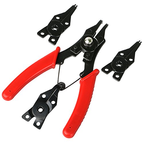 TRIXES 4-in-1 Kopf Sicherungszange Sicherungsring Snap Ring Zange - 3