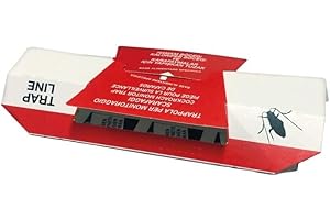 BLEU LINE TRAP LINE - CARTONCINO COLLANTE CON ATTRATTIVO ALIMENTARE E FEROMONE PER IL MONITORAGGIO E LA CATTURA DI BLATTE ED ALTRI INSETTI STRISCIANTI. CONFEZIONE DA 25.