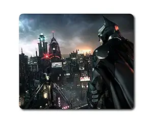 woopme Bat Hero in City Printed Mouse Pad for Office Gaming Professional Laptop/ PC/ Computer Rectangle Rubber Base Mouse pad ( L X H 24 x 20 CMS )