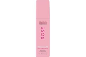 MINETAN BODY.SKIN MineTan Clear Self Tanning Face Mist | Rose Water Tanner Spray - Gradual Daily Sunless Facial Tan, Build a Bronzing Glow, Hydrating, Soothing, Infused with Vitamin C, Travel Size, 100 ml
