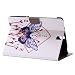 Produktbild Sansee Tablette Leder Kasten Abdeckung Für Samsung Galaxy Tab S3 T820 /T825 Mit Schlaf-Aufwecken Falten Gemaltes-4867 (Samsung Galaxy Tab S3 T820 /T825, H)