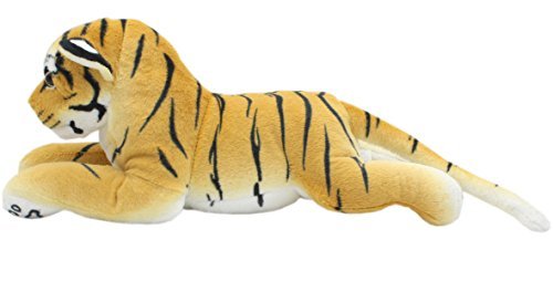 TAGLN Animales de Peluche Tiger Juguete de Peluche Leopardo Guepardo Pantera Almohadas 45 CM (Tigre Marrón)