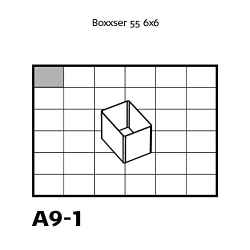 raaco Einsatzset, Ordnungssysteme, Typ 55 A: 16xA9-1, transparent, 105347 - 7