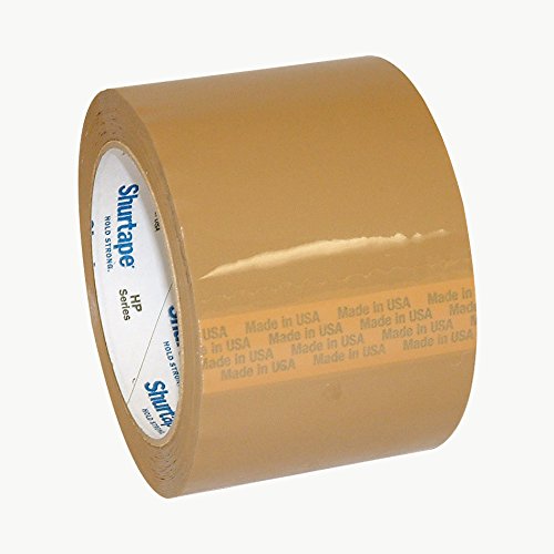 Shurtape HP-500 Cinta de embalaje de grado pesado: 3 in. x 55 yds. (Tan)