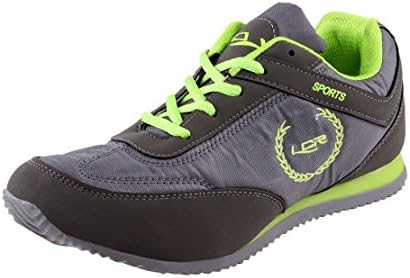 Lancer Men's Black and White Mesh Running Shoes (PERTH-$P)