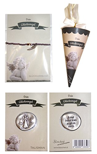 Glücklichmacher 92503 Geschenkset, Metall, Schokolade, beige, 15,5 x 10,4 x 8,7 cm