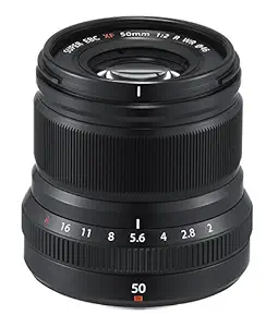 Fujifilm Fujinon XF 50mm F2 R WR Prime Lens - Black (Weather Resistance)