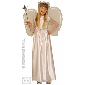 WIDMANN 33458 Disfraz para Niños, Ángel, Vestido, alas y Aureola