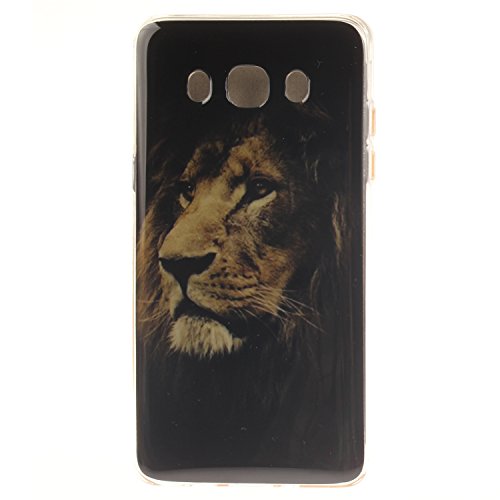 Galaxy J7 (2016) Hülle,Galaxy J7 (2016) Case [Scratch-Resistant] , Cozy Hut Galaxy J7 (2016) Ultra Slim Perfect Fit Der König der Löwen Design Muster Malerei TPU Clear Transparent Protective back Hülle Hüllen Beschützer Haut Case Tasche Schutz Etui Schutzhüllen Hülle Case for Samsung Galaxy J7 (2016) J710 - Löwe