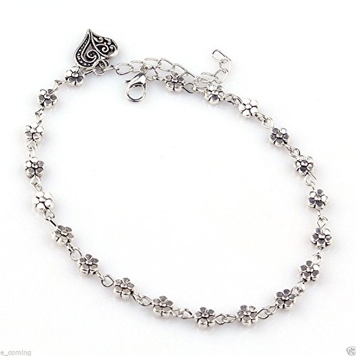 Merssavo Damen Fußkettchen Boho Knöchel-Armband Strand Fußkettchen Schmuck - 2