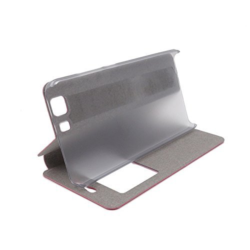 Prevoa        DOOGEE X5 X5 PRO Funda - Flip PU S - View Funda Cover Case para DOOGEE X5 X5 PRO 5 0 Pulgada Smartphone - Hotpink