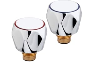 Nes Home Bathroom Basin Tap Compression Valve Reviver Kit 1/2" Cold and Hot