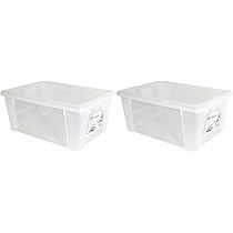 Scatola Multiuso Visualbox - 36,5 X 25,5 X 14 Cm - Capacità 10 Litri - Per Organizzazione Casa E Ufficio - Foto 5