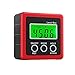 Produktbild Crewell Digital Box Gauge Winkel Winkelmesser Level Neigungsmesser magnetisch Boden 0–360 Grad Rot