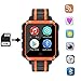 Produktbild Smart Watch für Männer und Frauen, mit SIM Card Slot WiFi Bluetooth GPS Waterproof Heart Rate Blood Pressure Sleep Monitoring and Other Functions,Red