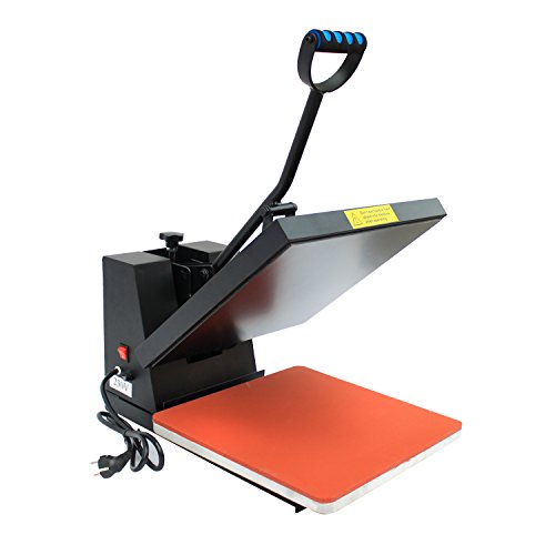 Homcom Transferpresse Textilpresse T-Shirtpresse Textildruck Schwenkbar 38x38cm