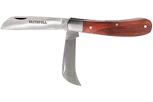 Faithfull FAICOUKNIFE Countryman Grafting, Budding & Pruning Knife, brown