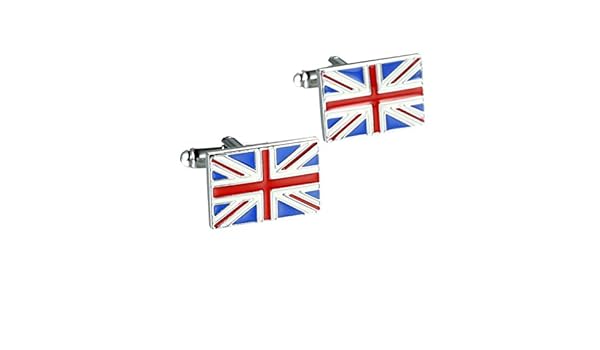 Ruikey Trendy Gemelli Bandiera Inglese Gemelli Camicia Formale Di Moda Regalo Per Gli Uomini Escuelasoulsurf Cl