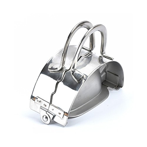 Dumpling Maker, phifo (2 Stück) Edelstahl Dumpling Maker und Teig Drücken, Dumpling Pie Ravioli Form Mould Maker Gebäck Tool für Kochen - 6