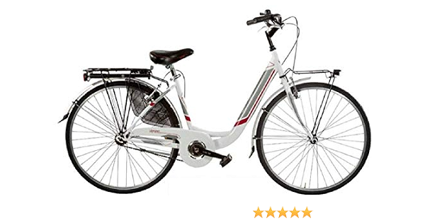 Bici Misura 26 X 175 Donna City Bike Venere 1V Art. VEN26X175SC (Bianco  Rosso) : Sport e tempo libero