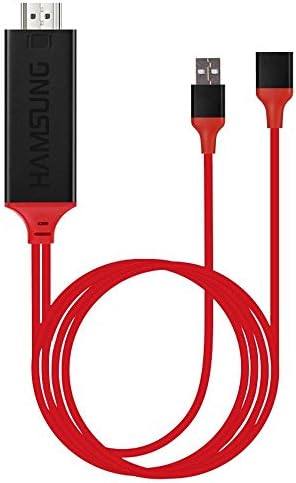 Hdmi Lightning Cable, HAMSUNG Lightning to Hdmi Adaptor for iPhone,iPad,iPod Models(Update)