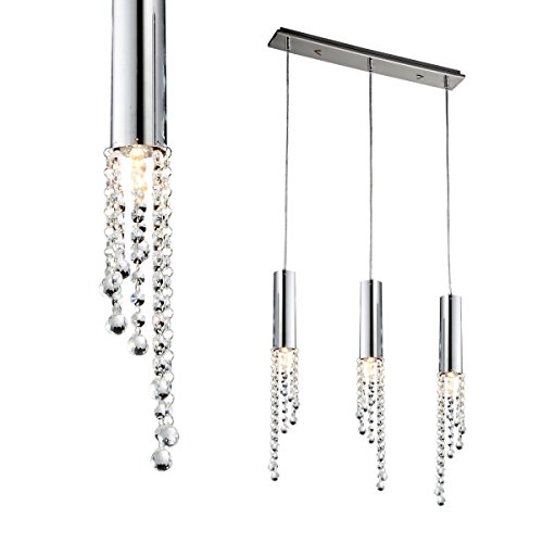 Preisvergleich Produktbild LED Designer Hängeleuchte Wohnzimmer Pendellampe Hängelampe Deckenlampe