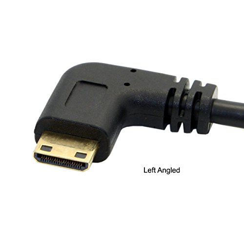 CY DC DV & Tablet TF101 90 Grad links gewinkelt Typ C Mini HDMI zu HDMI Kabel 0,5 m - 5
