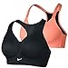 Produktbild Nike Damen Dri-Fit Sport Top Pro Rival Bra Bustier Trainings Fitness BH 805553 AQ4184, BH:34C, Farbe:827 Crimson Pulse/Black