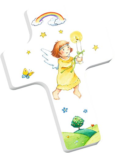 Gott ist immer bei mir (Geschenkset: Holzkreuz mit Pappbilderbuch) - 