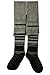 Weri Spezials Unisex Baby Strips Tights 2-3 years (92/98) Grey/Black