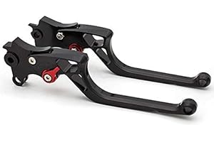 FXCNC Racing Motorcycle Adjustable Effort frein Leviers d'embrayage de frein pour Yamaha V-Star 650 Custom 1998-2016,V-Star 1100 Custom 1999-2009
