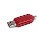 Produktbild NK'store 1 PC NEUER USB-Stick Micro-USB-OTG-Flash-Laufwerk Smart-Phone USB-Flash-Disk, TF / SD-Multifunktionskartenleser TF / SD-Karte Generika für Handys, Tablets und Personal Computer (nicht für iphone), die Farbe rot.