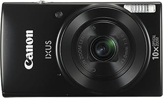 Canon IXUS 180 Digitale Kompaktkamera (20 MP, 10x opt. Zoom, 4x dig. Zoom, 6,8 cm (2,7 Zoll) LCD Display, WLAN, Bildstabilisator) schwarz