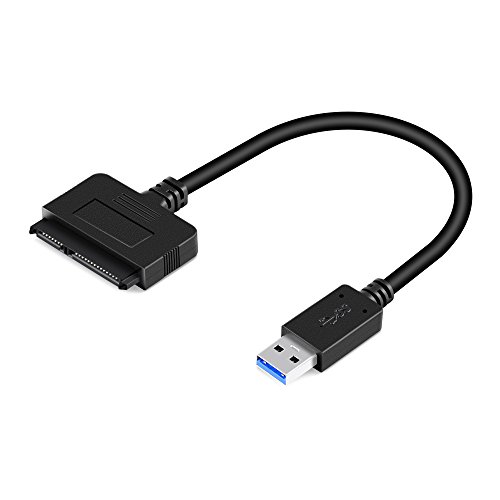V.TOP USB 3.1 zu SATA III Adapter Kabel mit UASP – USB 3.1 auf SATA für 2,5″ SSD, Adapter für SATA III Festplatte - 2