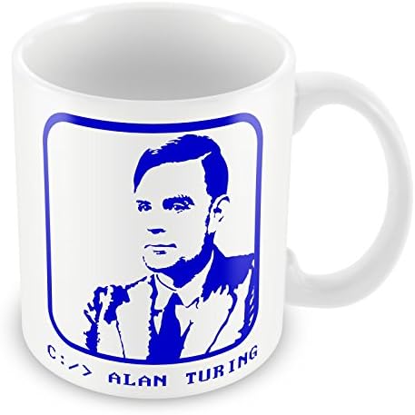 Captain Grooviss Clothing CG Alan Turing Computer Boffin Geeky Ceramic Dishwasher Proof Mug