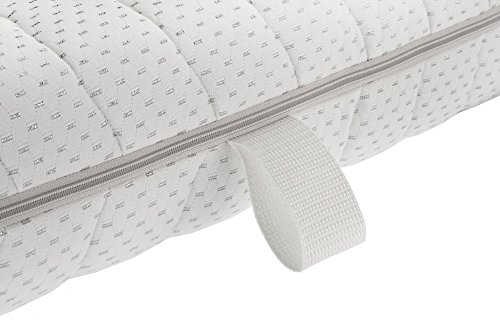 TRADY24 Topper-Bezug SILLUX versteppt 180×200 cm, Kernhöhe:7cm - 3