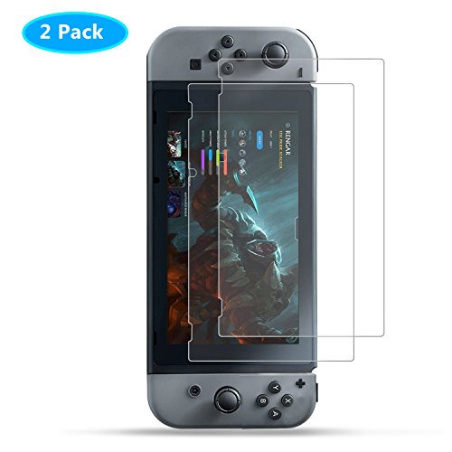 Preisvergleich Produktbild 2 X Nintendo Schalter / Nintendo Switch Displayschutzfolie Anti Glare Bildschirmschutz Nano-Filme G320
