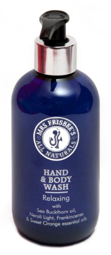 Relaxing Hand & Body Wash with Sea Buckthorn Oil, Neroli, Frankincense & Sweet Orange (250ml)