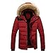 Produktbild LuckyGirls Herren Männer Daunenjacke Mit Kapuze Outdoor Winterjacke Steppjacke Plus Size Mantel (5XL)